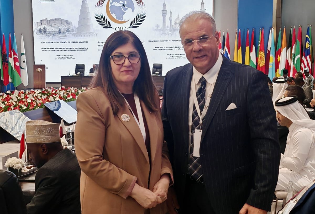 الشرقاوي خلال لقائه وزيرة الخارجية والمغتربين فارسين أغابيكيان شاهين