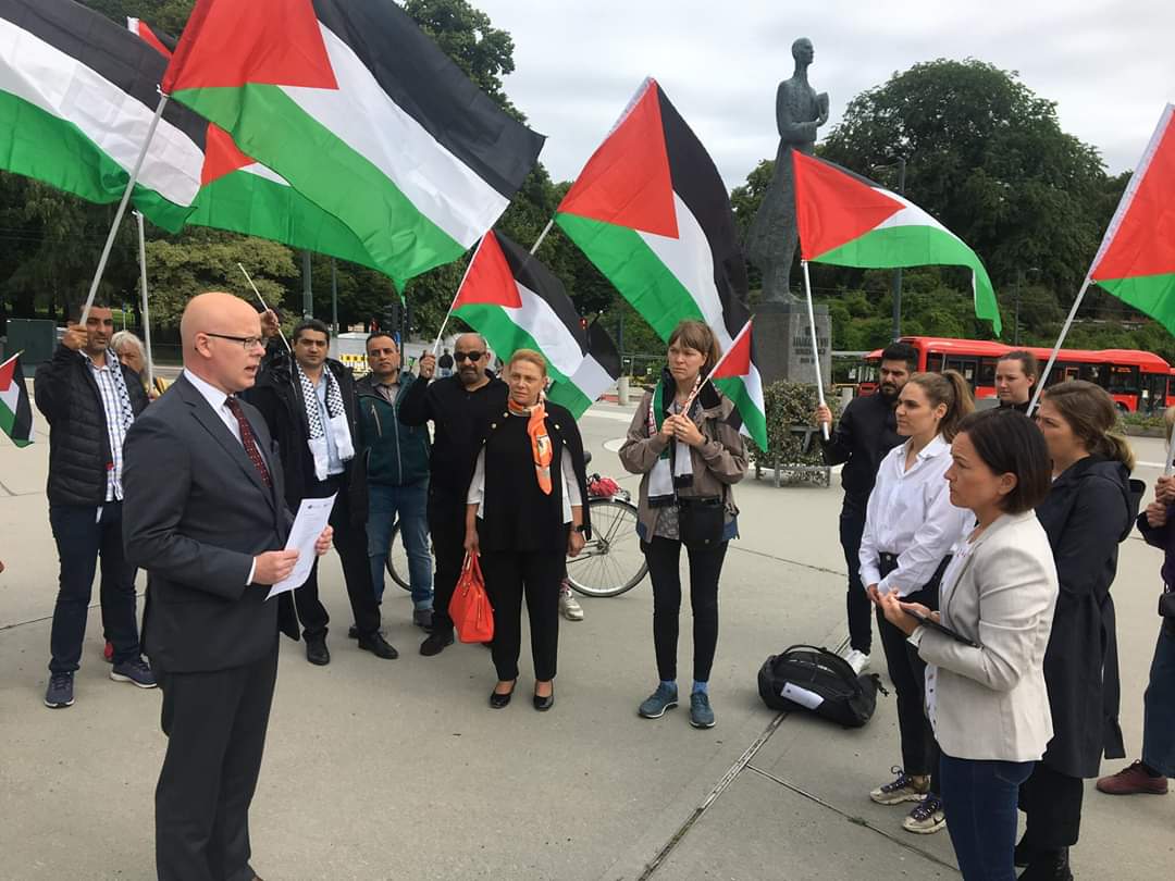 جانب من الاعتصام