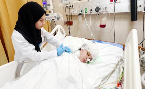 عيار ناري يدخل حلا في غيبوبة قبيل زفافها 